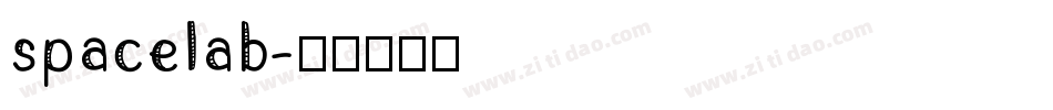 spacelab字体转换