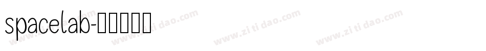 spacelab字体转换