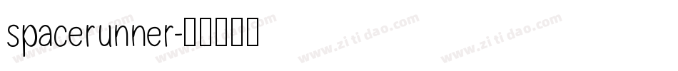 spacerunner字体转换