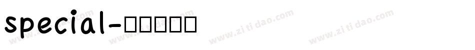 special字体转换