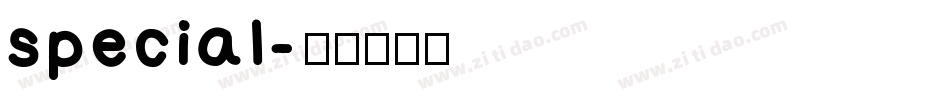 special字体转换
