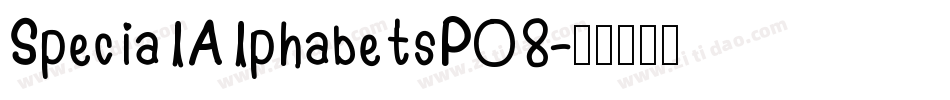 SpecialAlphabetsP08字体转换