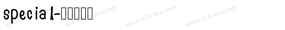 special字体转换