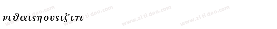 nicaishousiziti字体转换