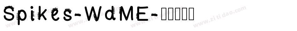 Spikes-WdME字体转换