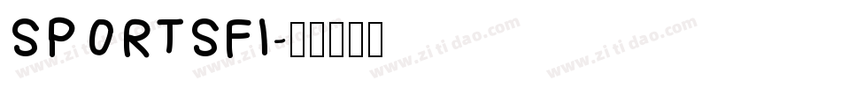 SPORTSFI字体转换
