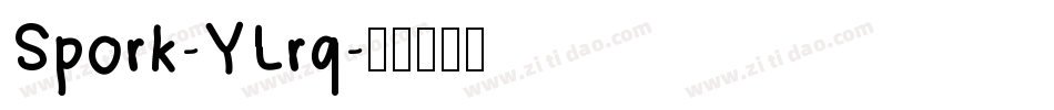 Spork-YLrq字体转换