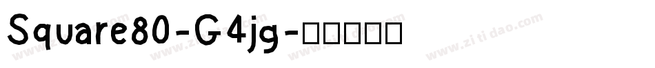 Square80-G4jg字体转换