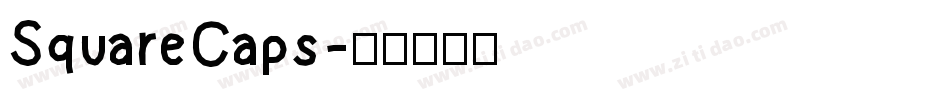 SquareCaps字体转换