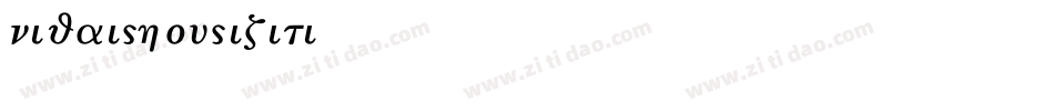 nicaishousiziti字体转换