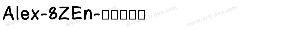 Alex-8ZEn字体转换