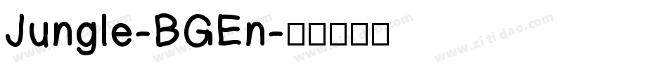 Jungle-BGEn字体转换