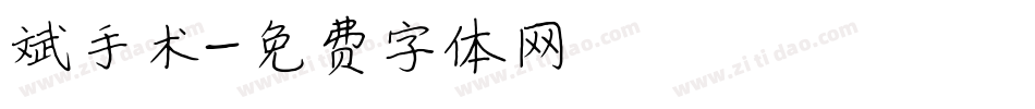斌手术字体转换