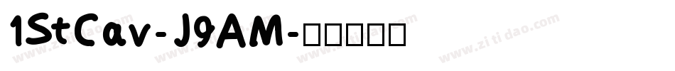 1StCav-J9AM字体转换