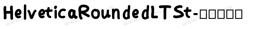 HelveticaRoundedLTSt字体转换