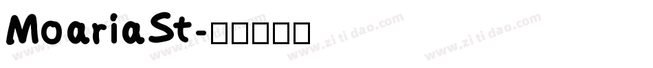 MoariaSt字体转换