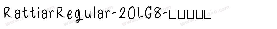 RattiarRegular-2OLG8字体转换