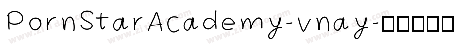 PornStarAcademy-vnay字体转换