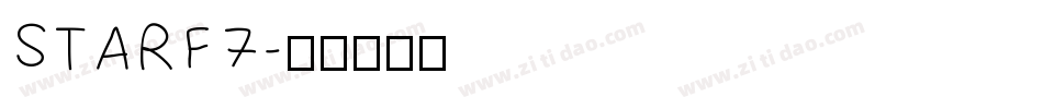 STARF7字体转换