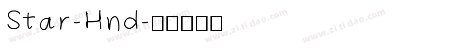 Star-Hnd字体转换