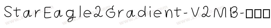 StarEagle2Gradient-V2MB字体转换