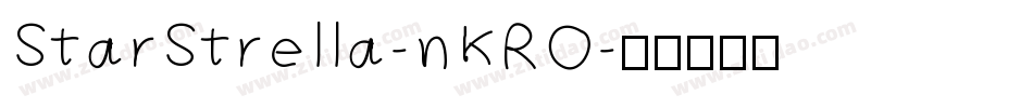 StarStrella-nKRO字体转换