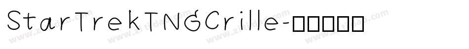 StarTrekTNGCrille字体转换