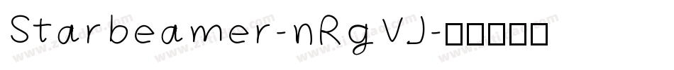 Starbeamer-nRgVJ字体转换