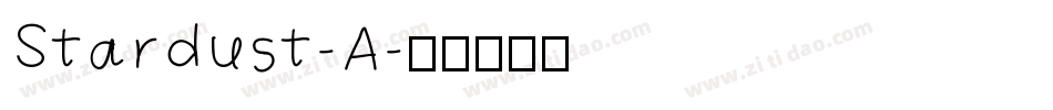 Stardust-A字体转换