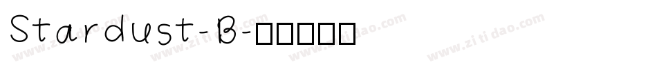 Stardust-B字体转换