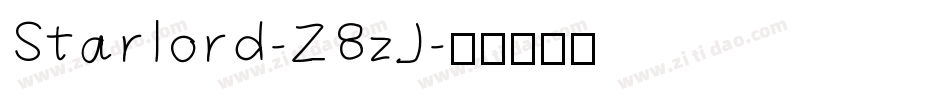 Starlord-Z8zJ字体转换