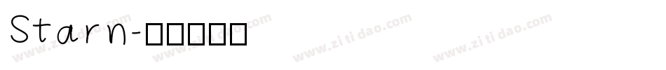 Starn字体转换