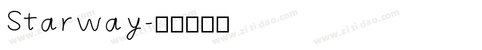 Starway字体转换