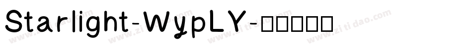 Starlight-WypLY字体转换