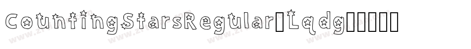 CountingStarsRegular-Lqdg字体转换