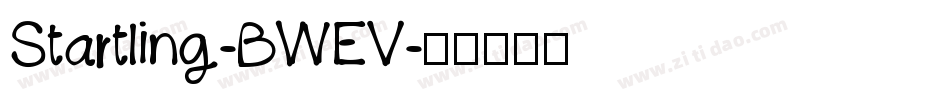 Startling-BWEV字体转换