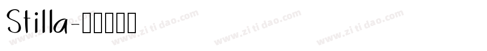 Stilla字体转换