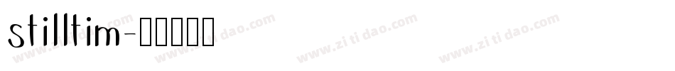 stilltim字体转换
