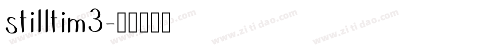stilltim3字体转换