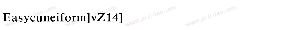 Easycuneiform-vZ14字体转换