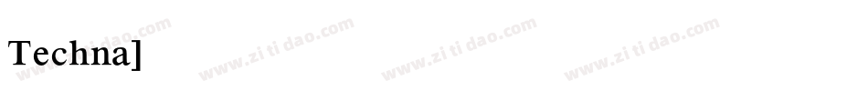Techna字体转换