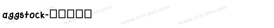 aggstock字体转换