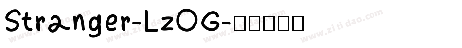 Stranger-LzOG字体转换