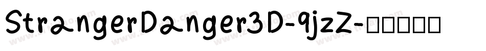 StrangerDanger3D-9jzZ字体转换
