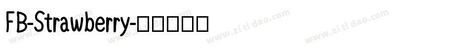 FB-Strawberry字体转换