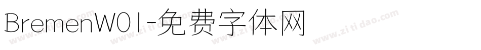 BremenW01字体转换
