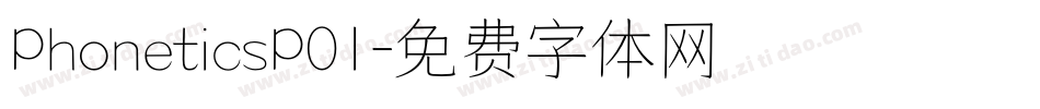PhoneticsP01字体转换