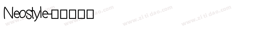 Neostyle字体转换