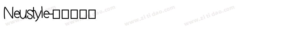 Neustyle字体转换