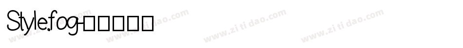 Style.fog字体转换